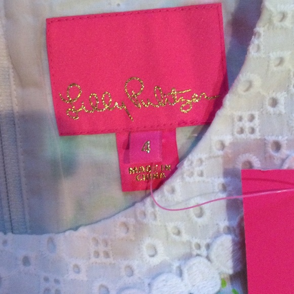 Lilly Pulitzer Mila Shift Dress Sink Or Swim Sz 4 - Picture 6 of 7